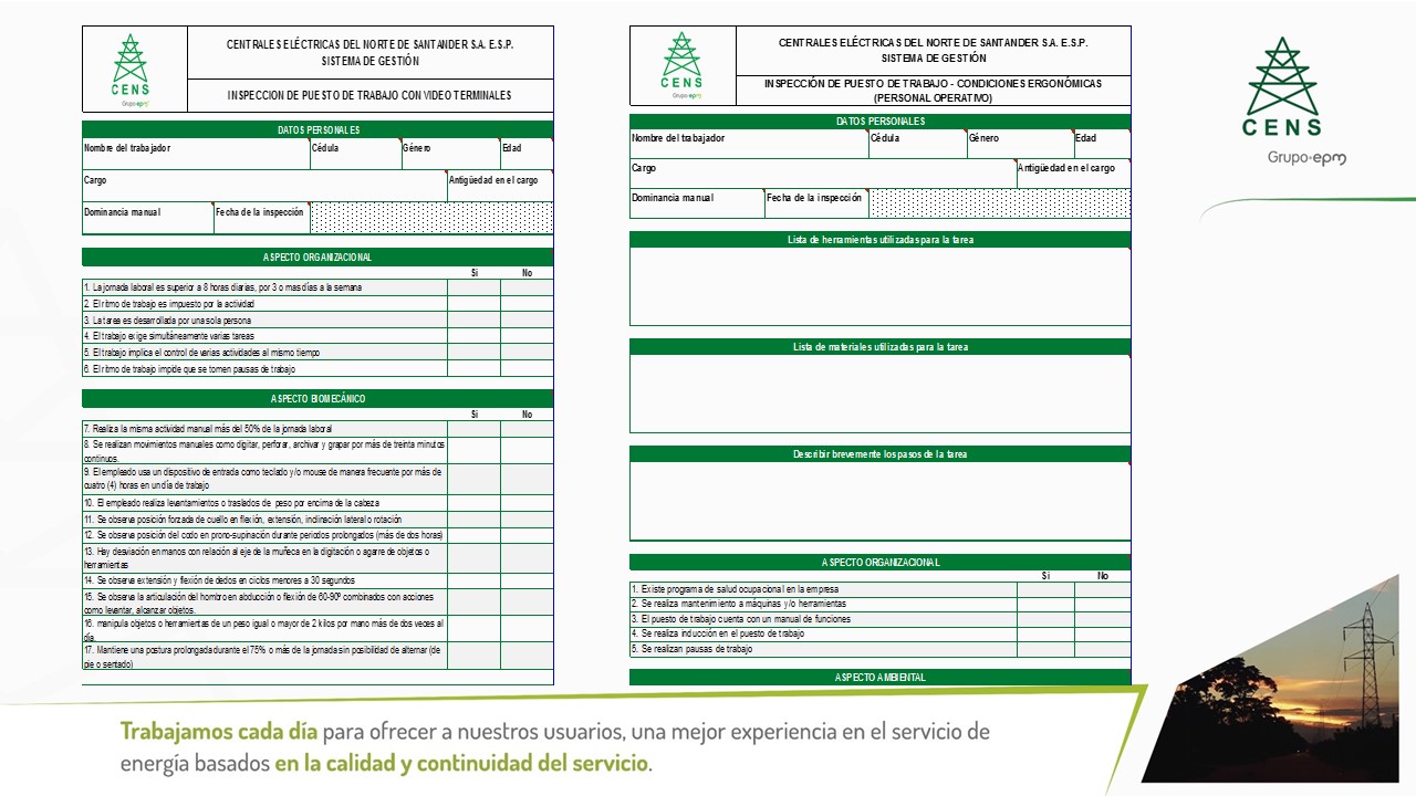 Instrumentos utilizados  en Desordenes Musculoesqueléticos