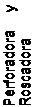 Text Box: Perforadora	y
Roscadora
