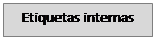 Cuadro de texto: Etiquetas internas</p>
<p>