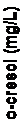 Text Box: o-cresol (mg/L)